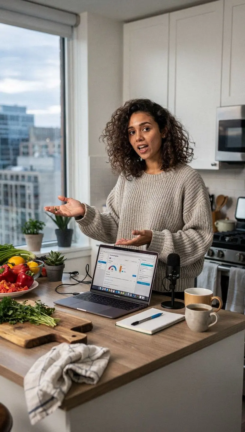 Screenshot of a user-friendly app dashboard designed for intuitive navigation by beginners in technology.